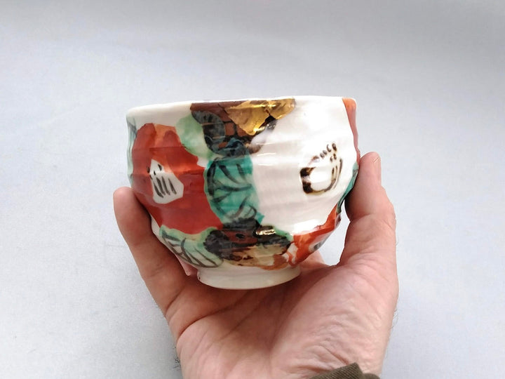 Colored Tsubakimaru Tea Cup - Crafted By Hitori Wada