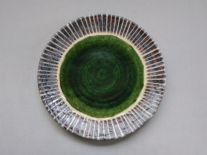 Shino Oribe Tokusa 7-Sun Plate - Crafted By Renji Nakagaki