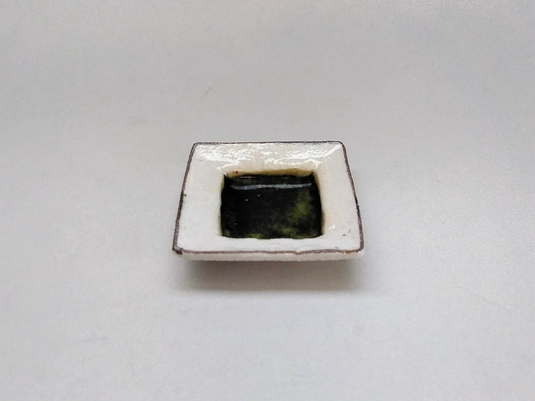 2-Sun Square dish Oribe - Crafted By Masaaki Hibino