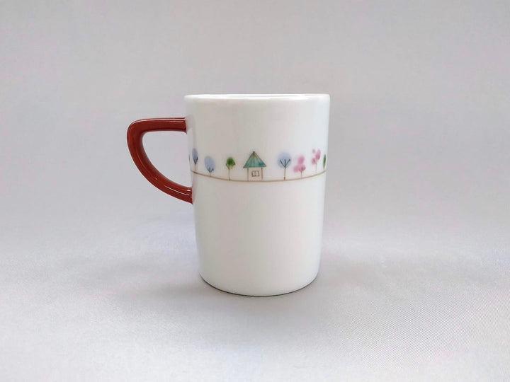 Sanpo JAPAN drum Mug S Red - Crafted By Ippo Kiln