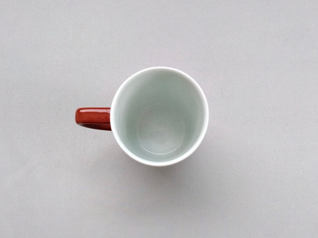 Sanpo JAPAN drum Mug S Red - Crafted By Ippo Kiln