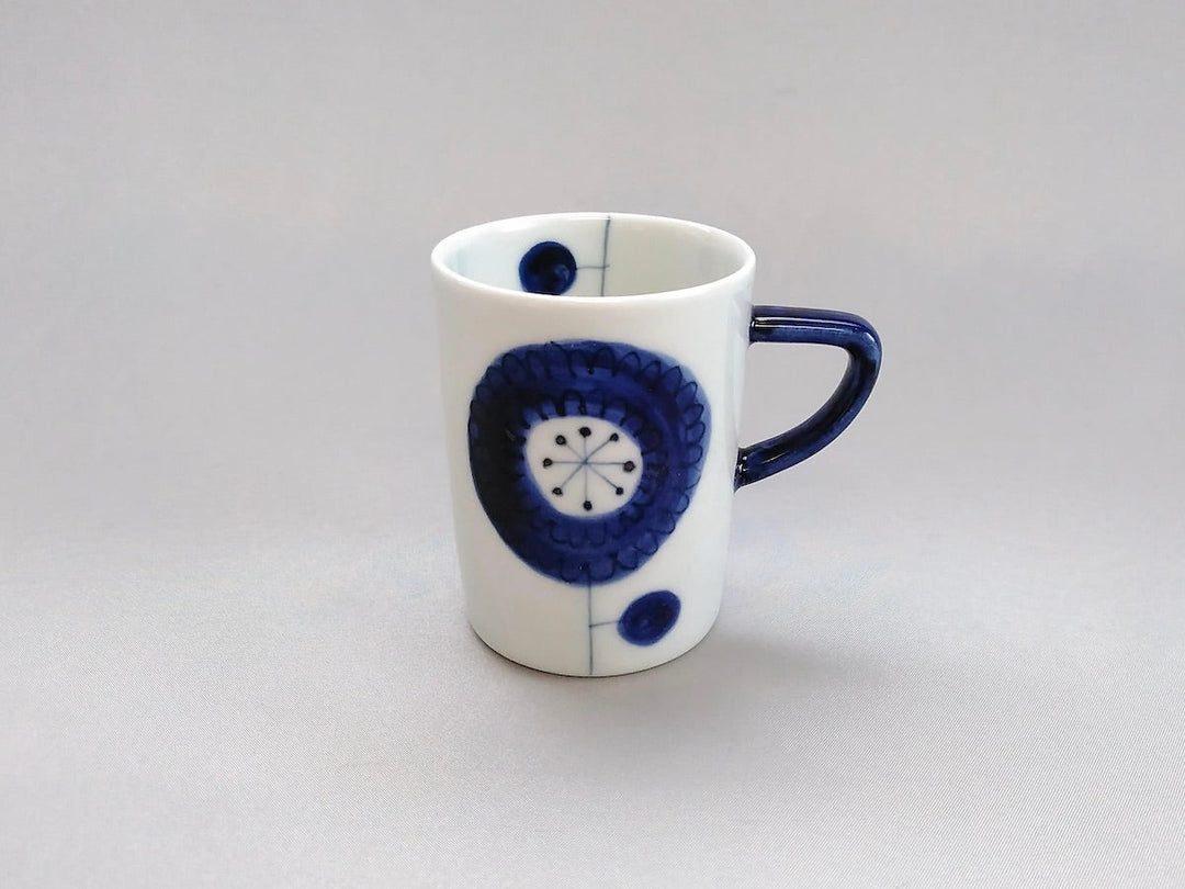 Wanka Drum Mug S Blue - Crafted By Ippo Kiln