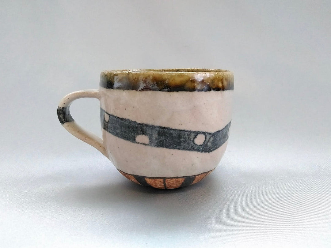 Iron belt dot Round Mug - Crafted By Masashi Sato