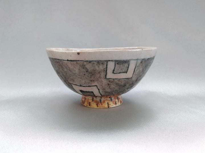 Nezushino geometric Pattern Rice Bowl - Crafted By Masashi Sato