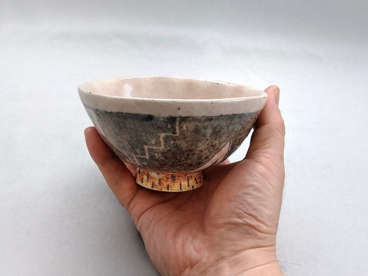 Nezushino geometric Pattern Rice Bowl - Crafted By Masashi Sato