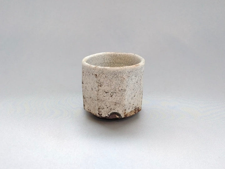 White Slip Sake Cup - Crafted By Mikiyo Nakagawa