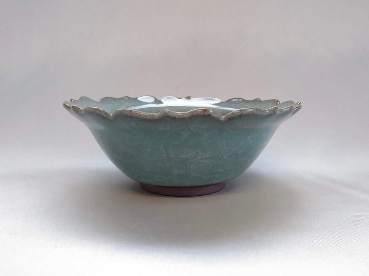 Blue Porcelain Flower Pot - Crafted By Taku Kiyama