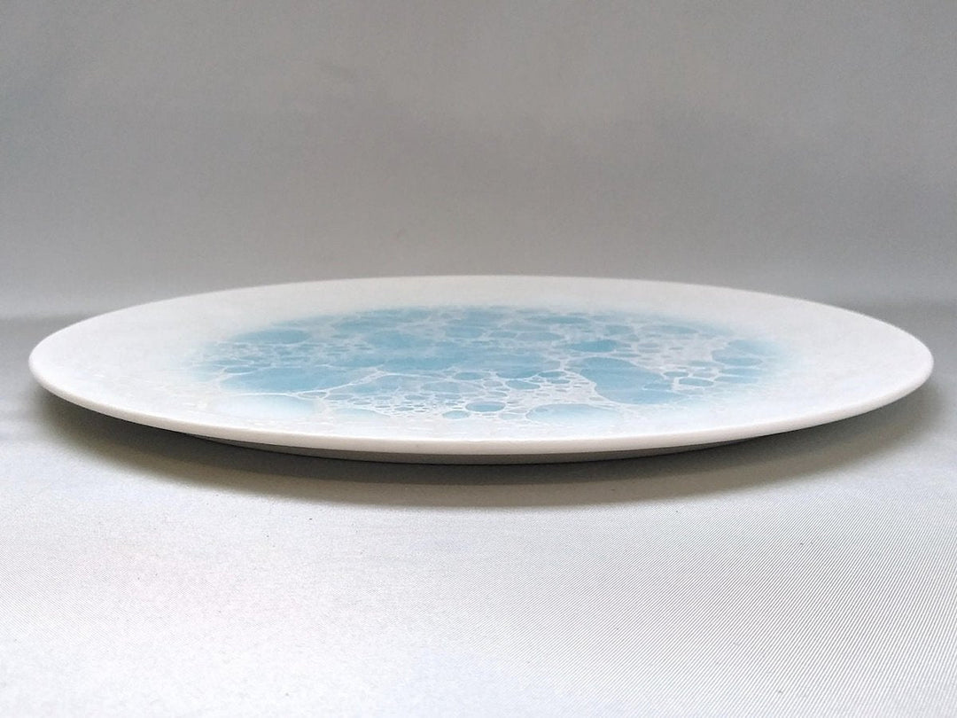 Foam Round Plate 26cm Blue - Crafted By Yamahira Kiln