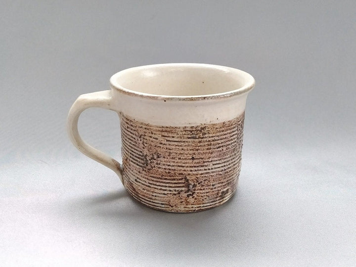 Rimara horizontal Carving Mug - Crafted By Furutani Pottery