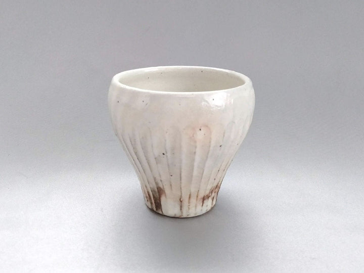 Iron scatteRed line Carving free Cup Large - Crafted By Furutani Pottery