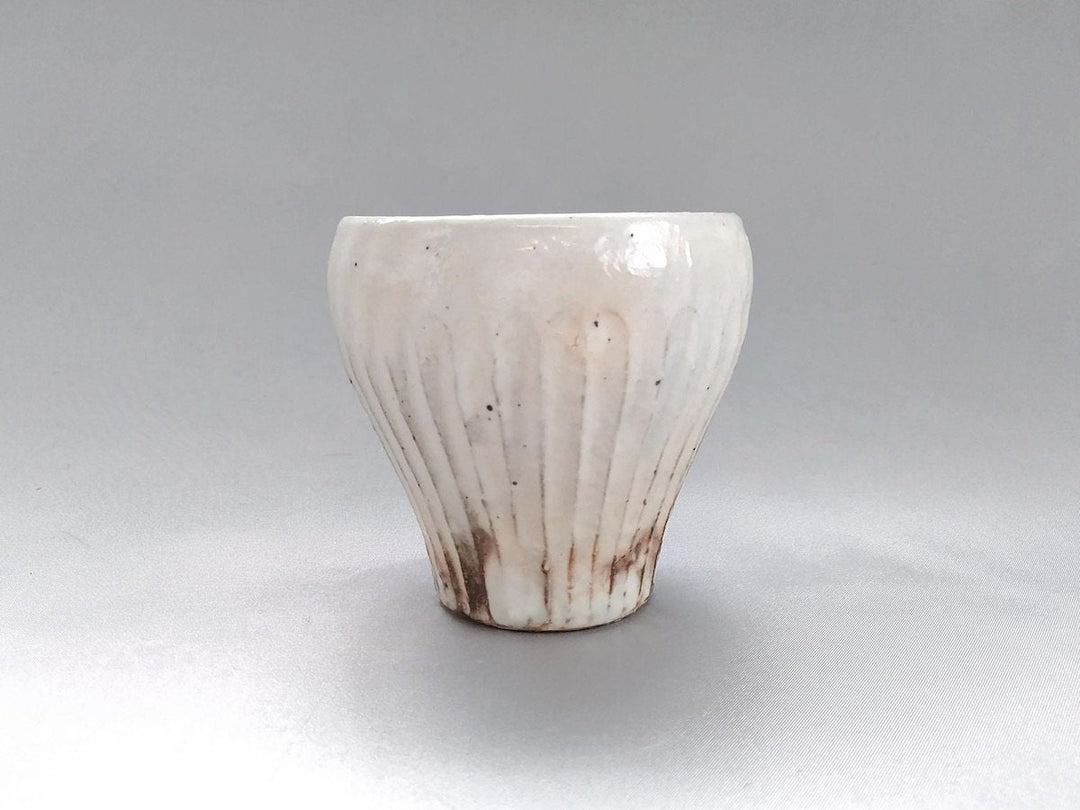 Iron scatteRed line Carving free Cup Large - Crafted By Furutani Pottery