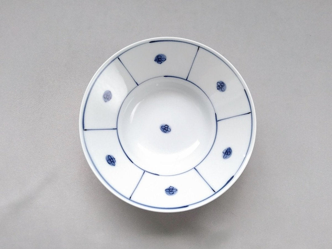 Hydrangea Bowl with Flower dami Pattern - Crafted By Tamori Pottery