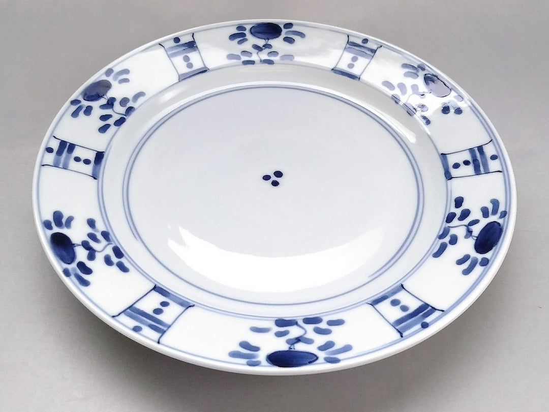 Fuyo hand 8-Sun Rim Plate - Crafted By Tamori Pottery