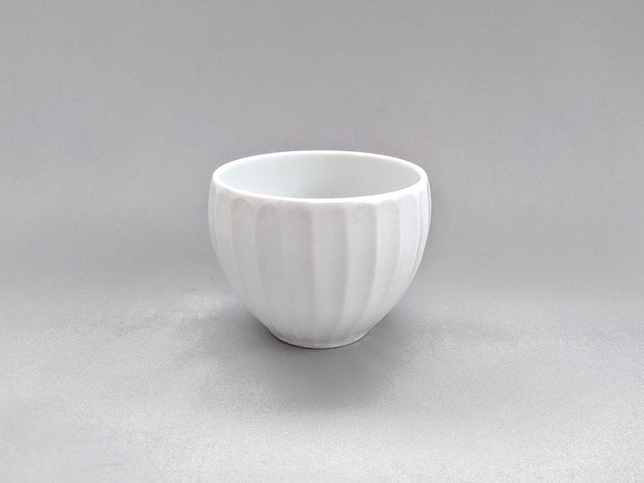 White Porcelain bamboo foRest Carved Round Cup - Crafted By Issin Kiln