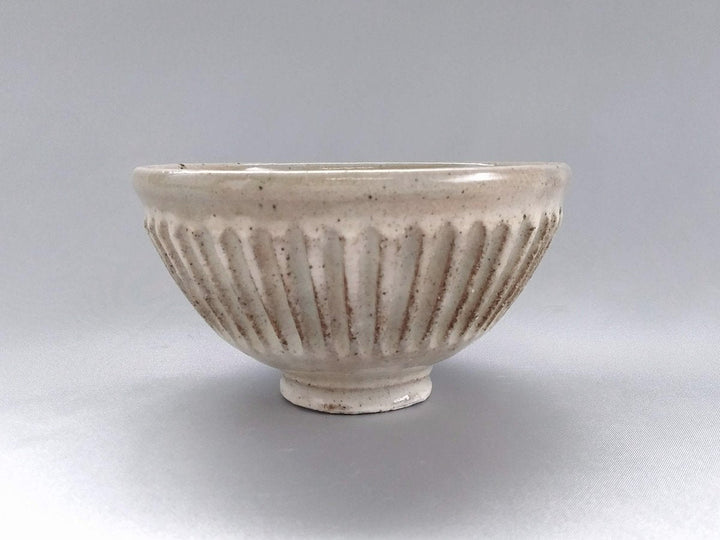 Large White Slip Rice Bowl - Crafted By Junichi Mashiko