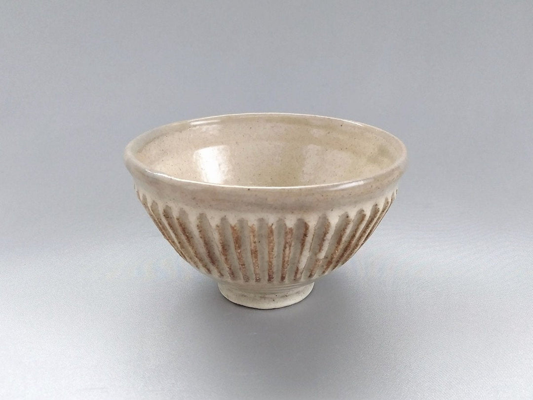 Small White Slip Rice Bowl - Crafted By Junichi Mashiko