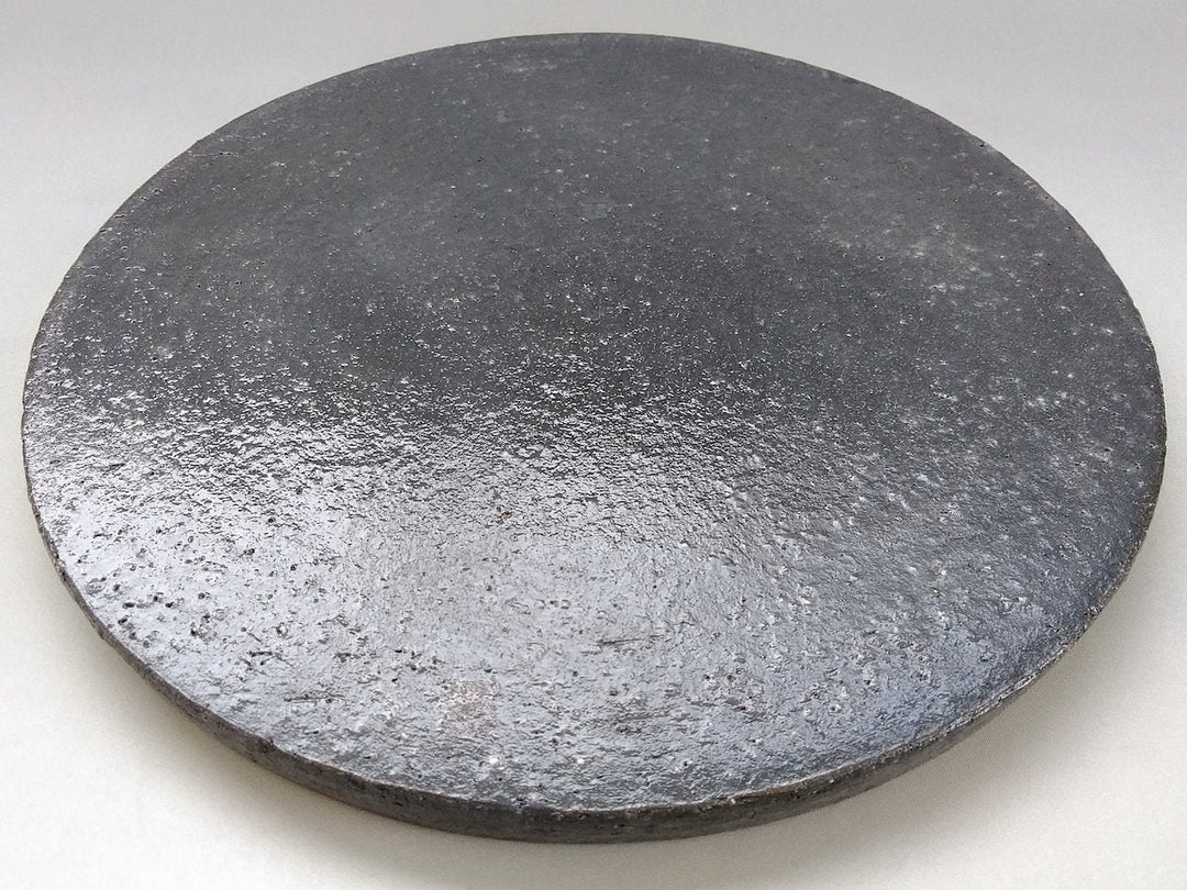 Black karagi Round Plate size - Crafted By Masahiro Kumagai