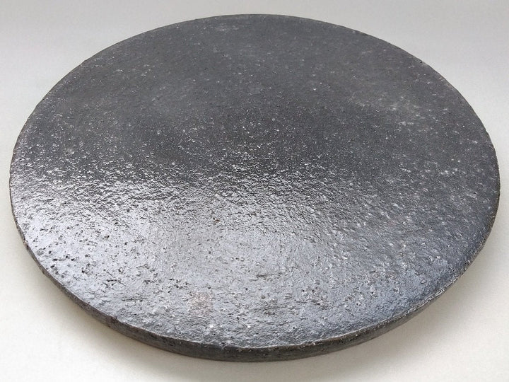 Black karagi Round Plate size - Crafted By Masahiro Kumagai