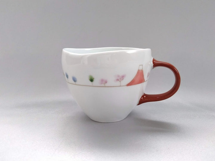 Sanpo JAPAN Round Mug Red - Crafted By Ippo Kiln