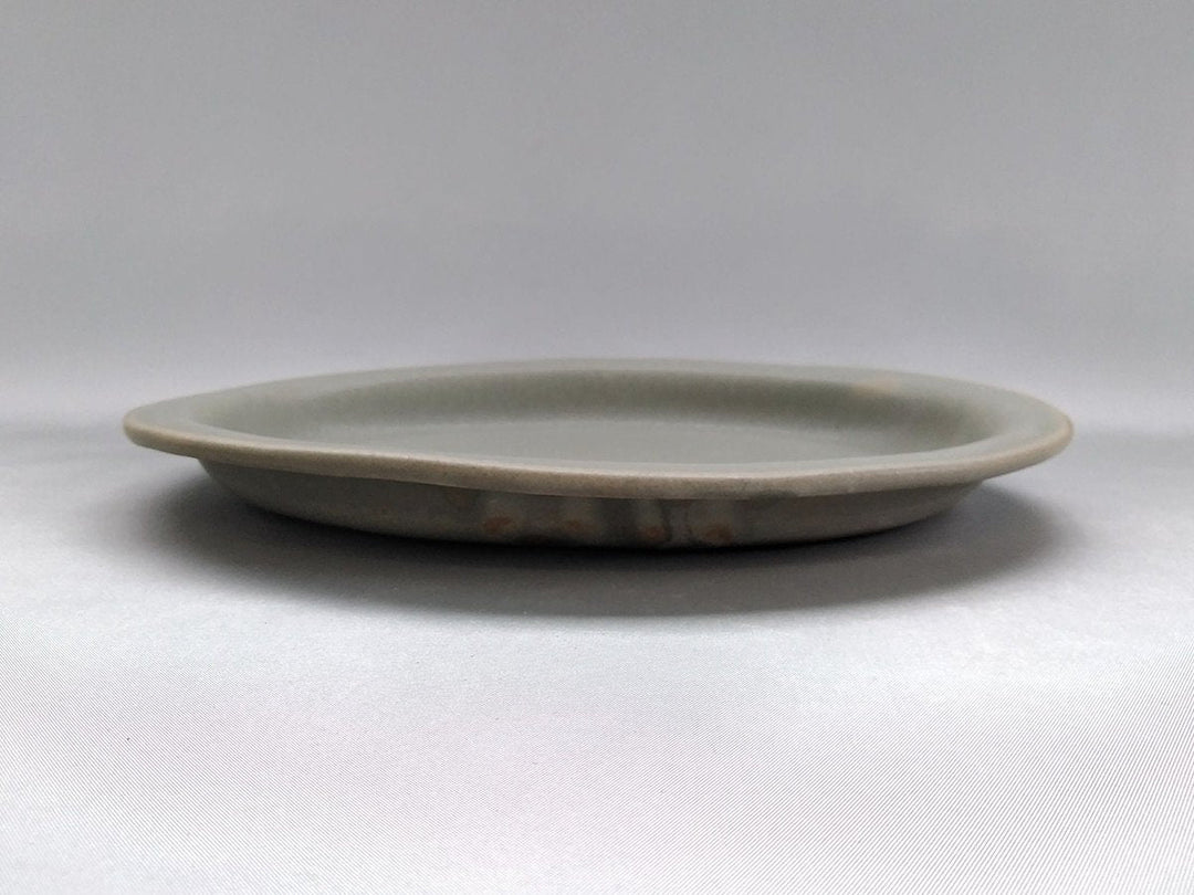 Color Matte Oval Plate M Green - Crafted By Takuya Ohara