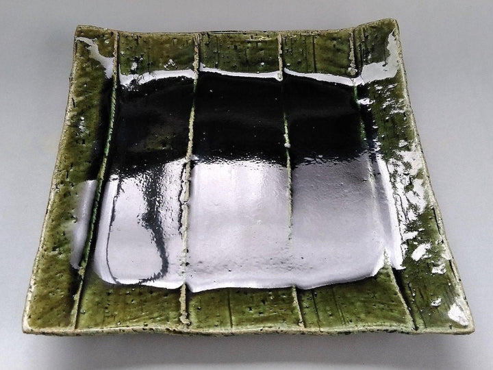 Oribe 8-Sun Faceted Square Plate - Crafted By Kazuhito Yamamoto