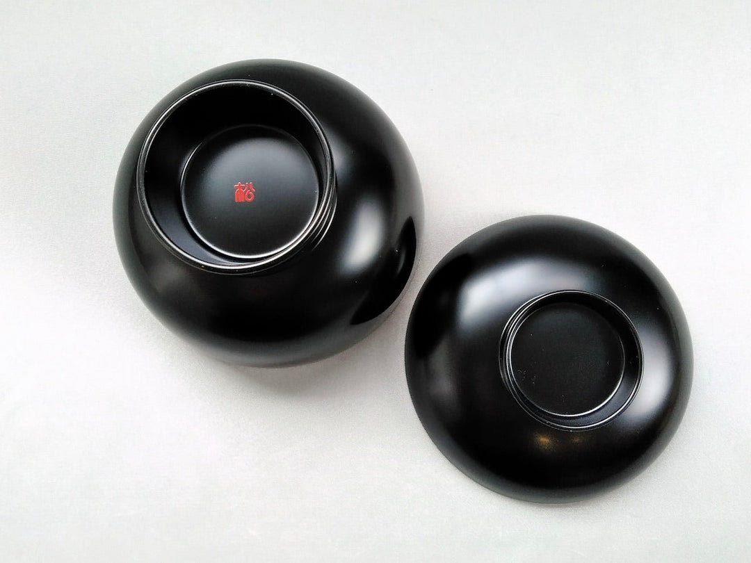 Machine wAshable zoni Bowl Black - Crafted By Matsuya Lacquerware