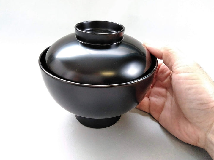 Machine wAshable zoni Bowl Black - Crafted By Matsuya Lacquerware