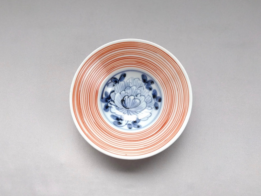 Underglazed Nishiki Komasuji 5-Sun Shallow Bowl - Crafted By Renji Nakagaki