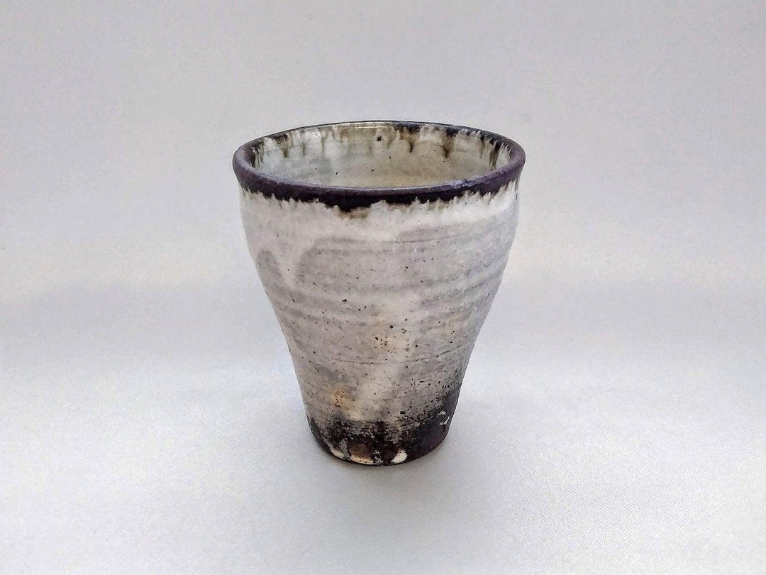 White Slip Ash Glazed Free Cup - Crafted By Seiji Okuda