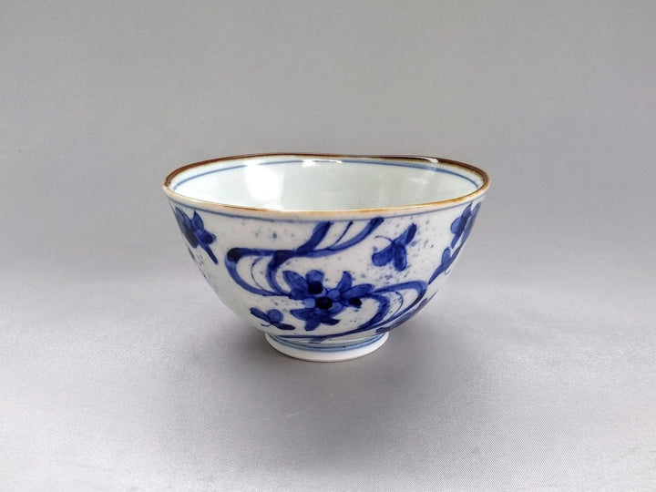 Large Underglazed Flowing water Rice Bowl - Crafted By Kanemon Kiln