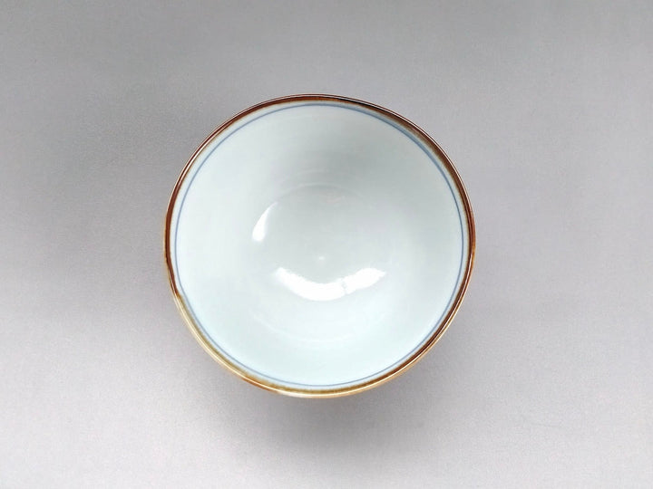 Large Underglazed Flowing water Rice Bowl - Crafted By Kanemon Kiln