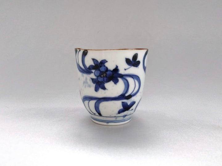 Sometsuke Flowing water Tea Cup - Crafted By Kanemon Kiln