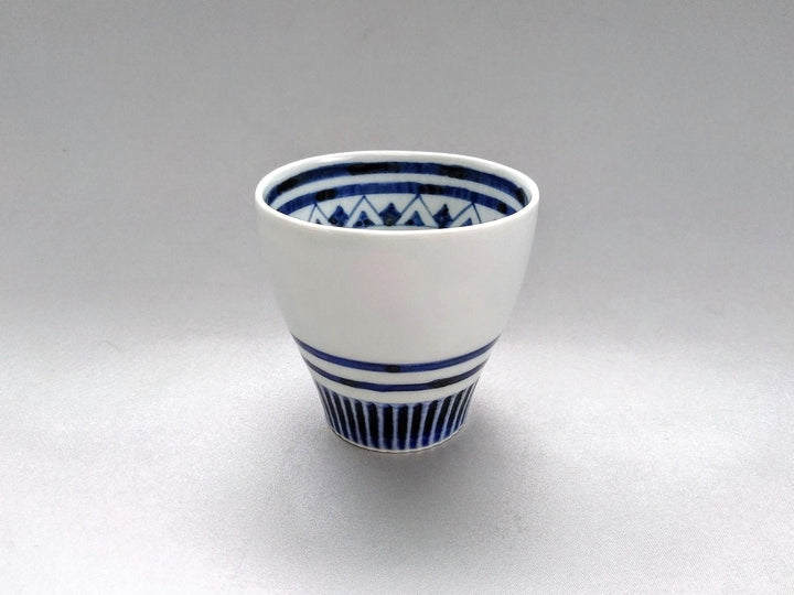 Sword tip Tea Cup Blue - Crafted By Koyo Kiln