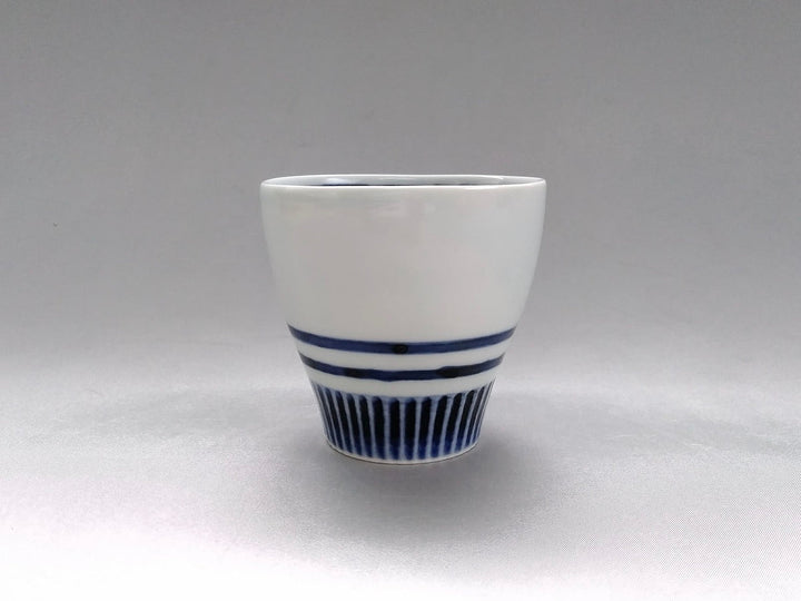 Sword tip Tea Cup Blue - Crafted By Koyo Kiln