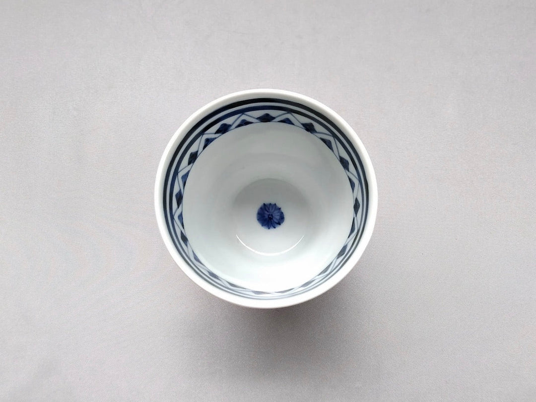 Sword tip Tea Cup Blue - Crafted By Koyo Kiln