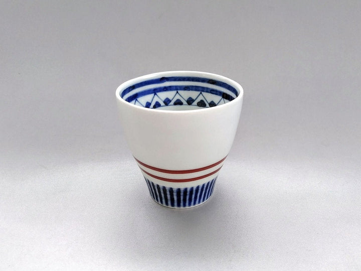 Sword tip Tea Cup Red - Crafted By Koyo Kiln