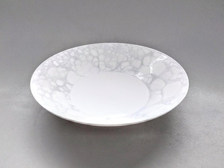 Gray Shino Foam Bowl 18cm - Crafted By Yamahira Kiln