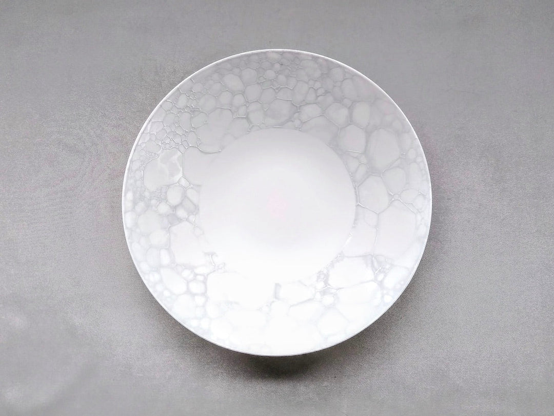 Gray Shino Foam Bowl 18cm - Crafted By Yamahira Kiln