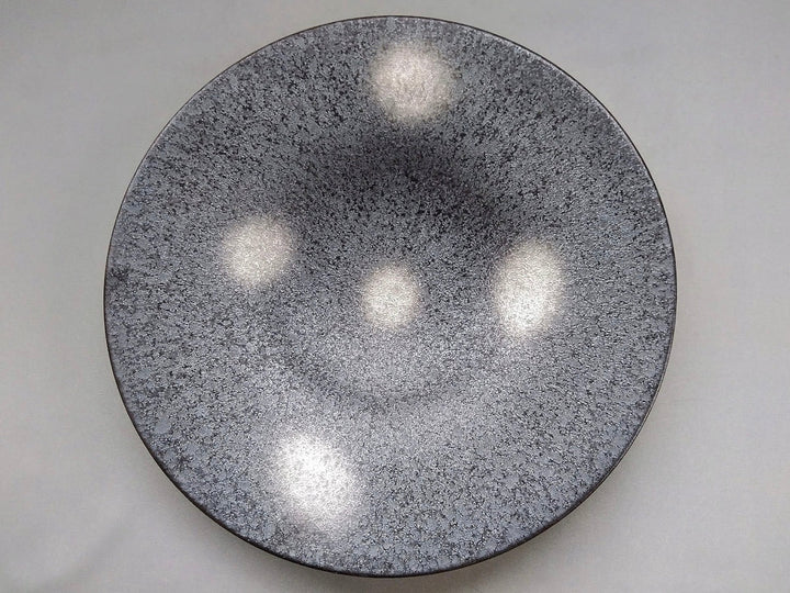 Five-sided Silver-blown 26cm Flat Plate - Crafted By Toetsu Kiln