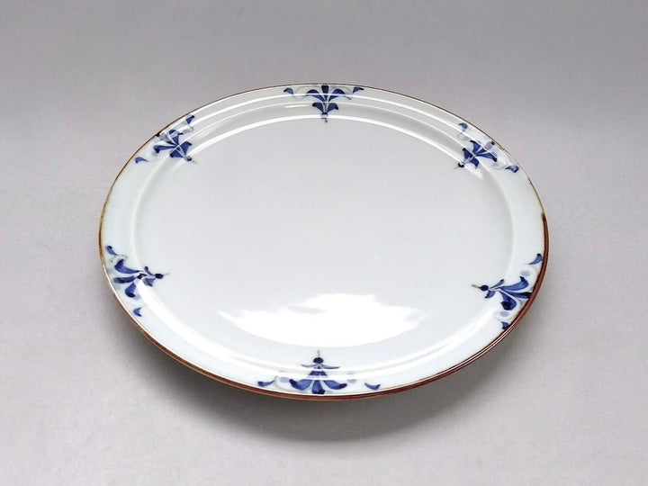 Rim Round Plate 7-Sun Plate Leaves - Crafted By Koyo Kiln