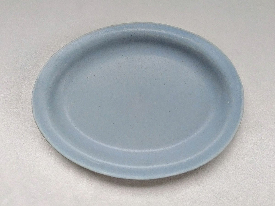 Color Matte Oval Plate M Blue - Crafted By Takuya Ohara