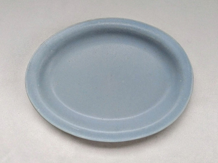 Color Matte Oval Plate M Blue - Crafted By Takuya Ohara