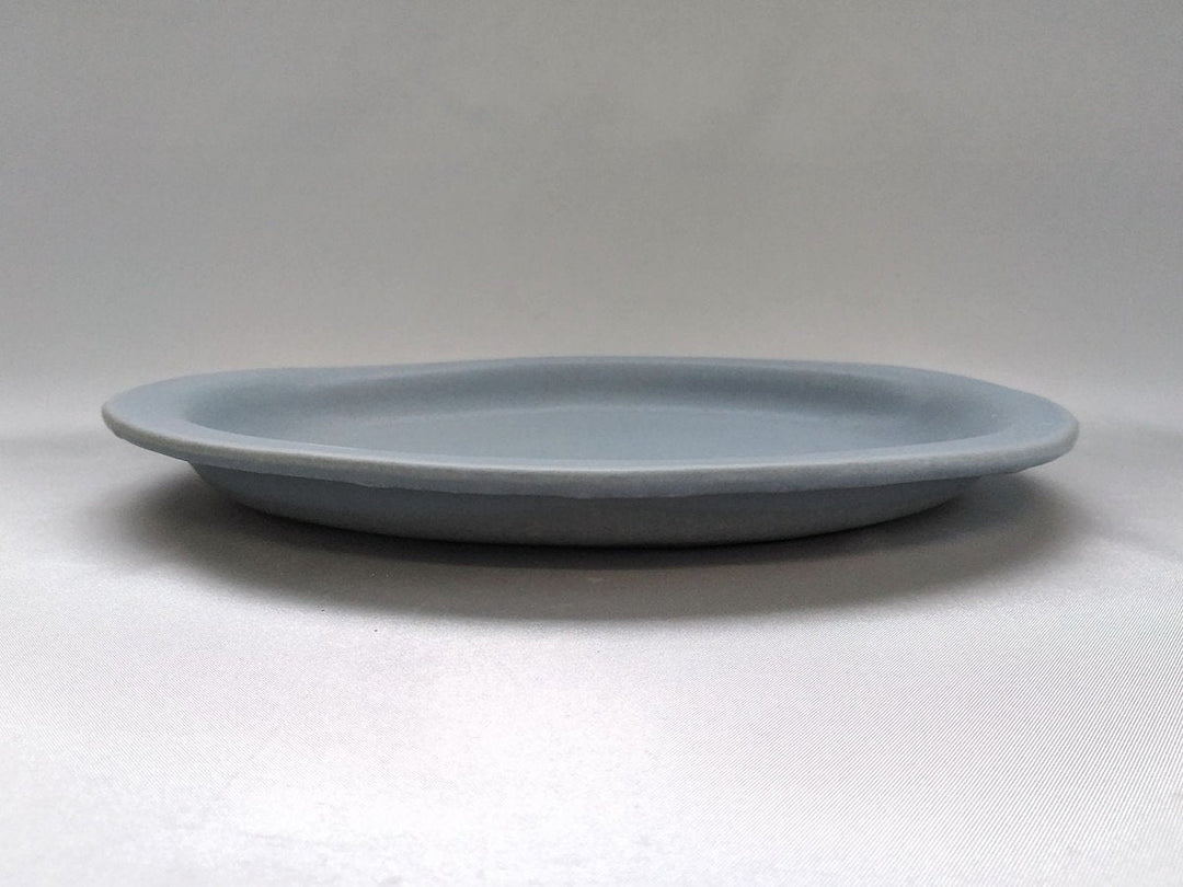 Color Matte Oval Plate M Blue - Crafted By Takuya Ohara