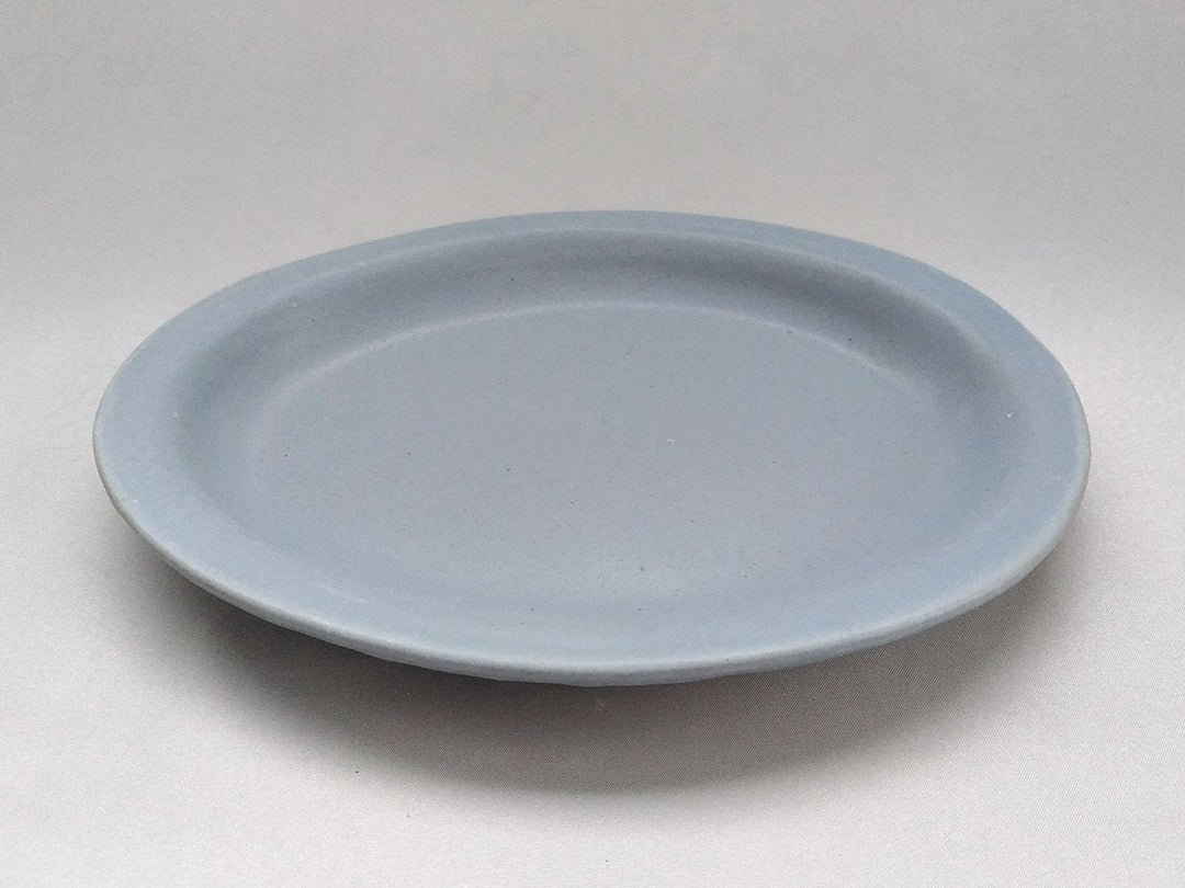 Color Matte Oval Plate M Blue - Crafted By Takuya Ohara