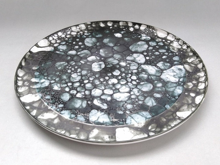 Foam frame Round Plate 26cm Black - Crafted By Yamahira Kiln