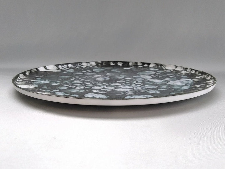 Foam frame Round Plate 26cm Black - Crafted By Yamahira Kiln