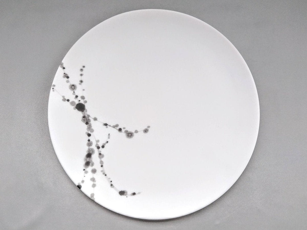 Calligraphy Round Plate winter - Crafted By Yamahira Kiln