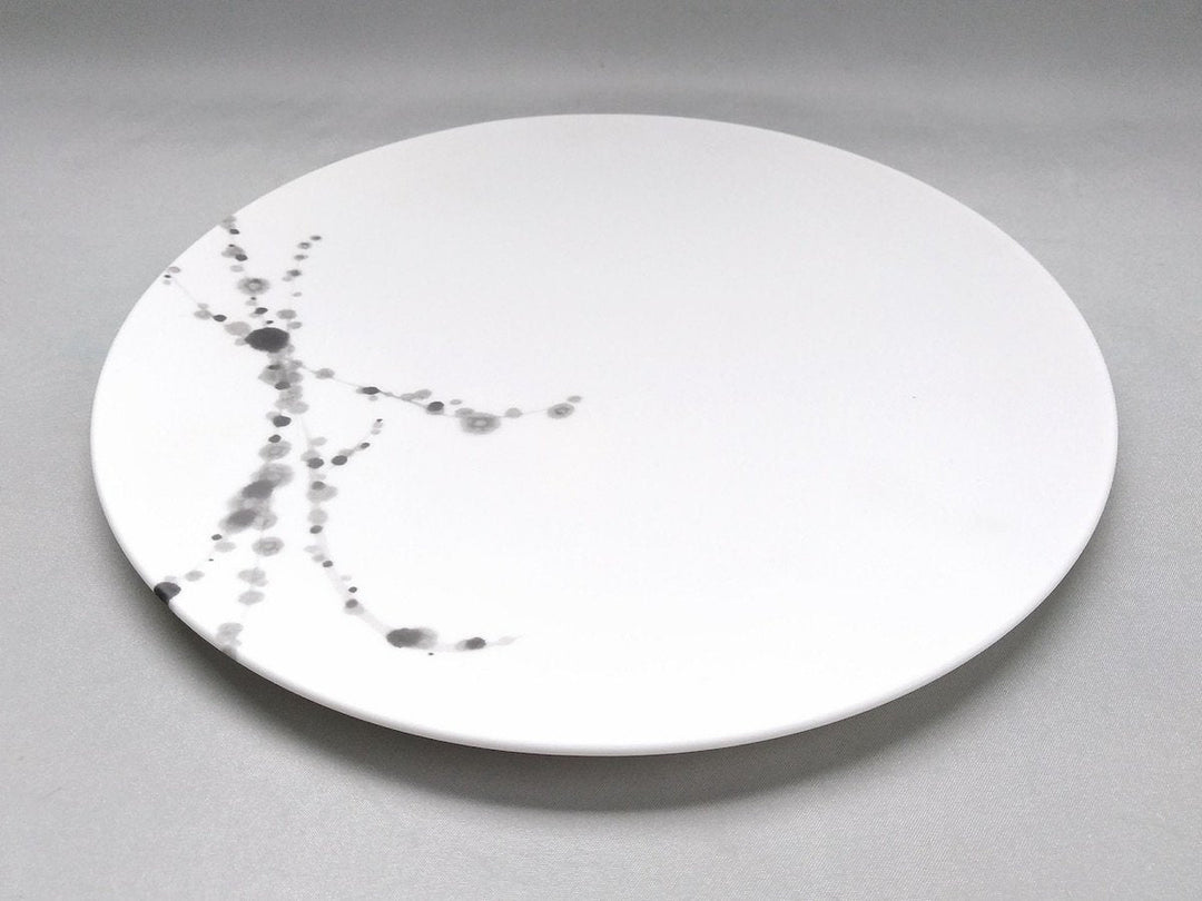 Calligraphy Round Plate winter - Crafted By Yamahira Kiln