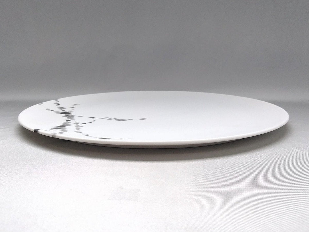 Calligraphy Round Plate winter - Crafted By Yamahira Kiln