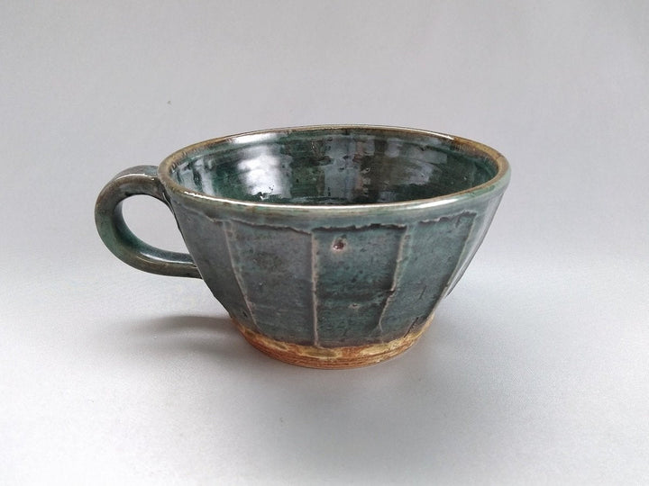 Blue rust Glazed sogi Soup Cup - Crafted By Shinji Akane